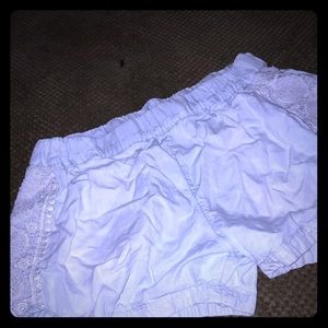 Blue Lacey shorts